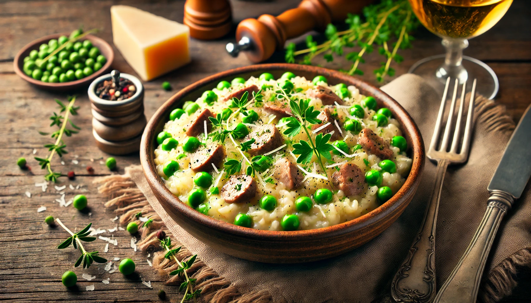 Csirkemájas rizottó borsóval – avagy egy recept, ami mindig beválik ...